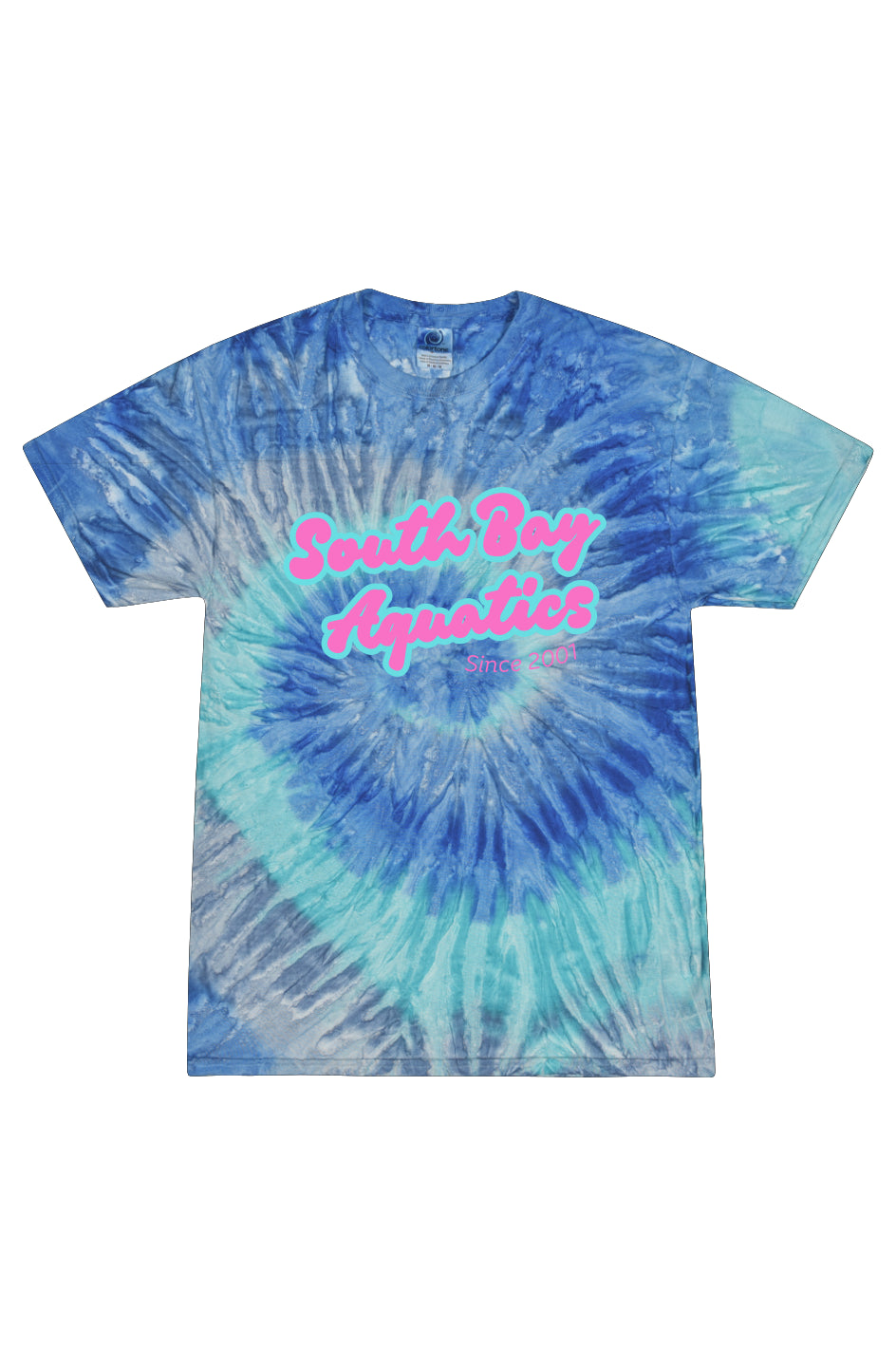 SBA Adult Tie-Dye Blue T-Shirt